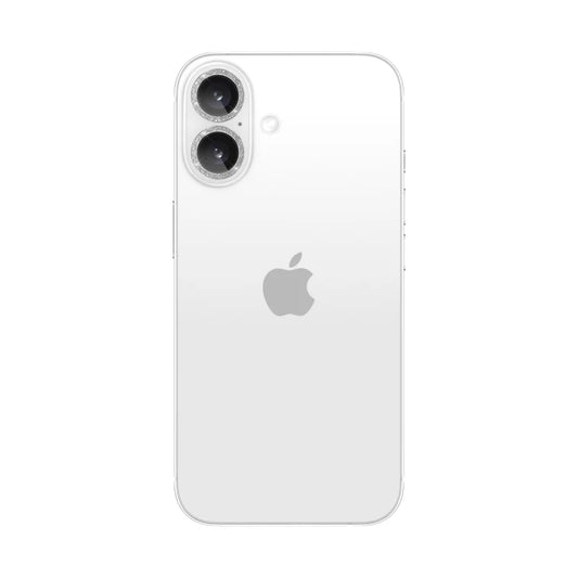 Case-Mate Aluminum Ring Lens Protector For iPhone 16 / 16 Plus - Twinkle - Clear