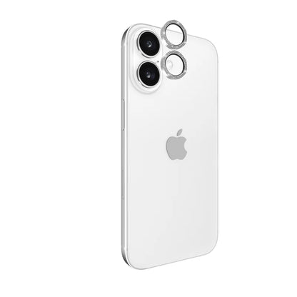 Case-Mate Aluminum Ring Lens Protector For iPhone 16 / 16 Plus - Twinkle - Clear