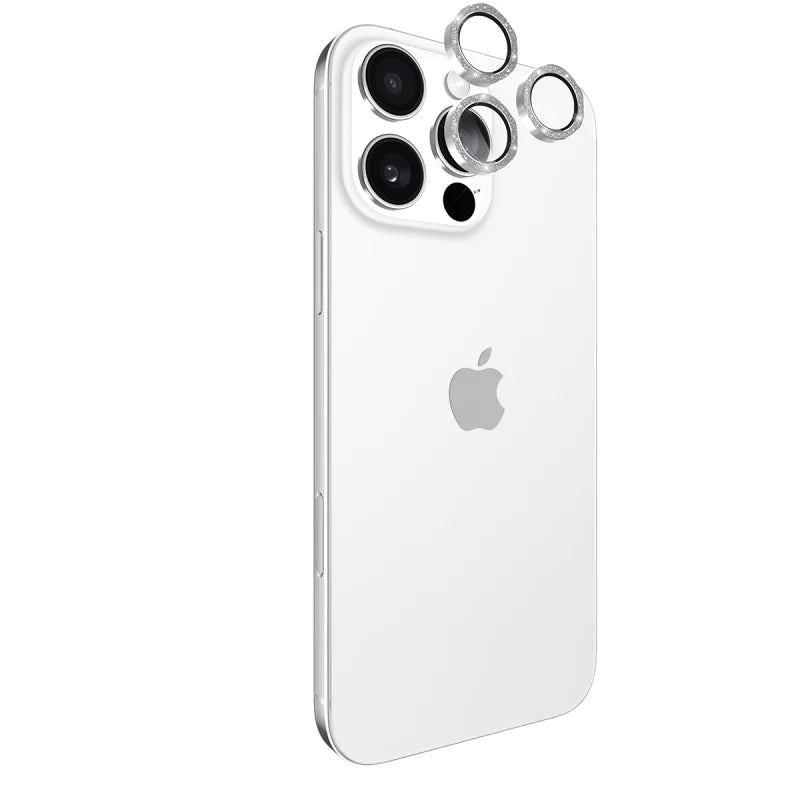 Case-Mate Aluminum Ring Lens Protector For iPhone 16 Pro / 16 Pro Max - Twinkle - Clear