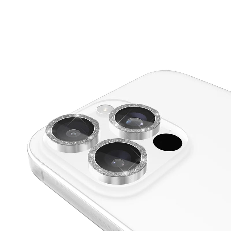 Case-Mate Aluminum Ring Lens Protector For iPhone 16 Pro / 16 Pro Max - Twinkle - Clear