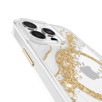 Case-Mate Karat MagSafe Case For iPhone 16 Pro Max - Granite - White / Gunmetal Grey