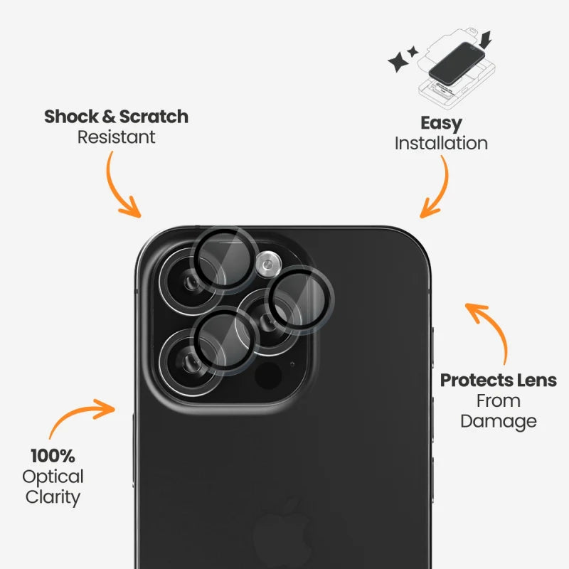 EFM Camera Lens Armour For iPhone 16 Pro / 16 Pro Max