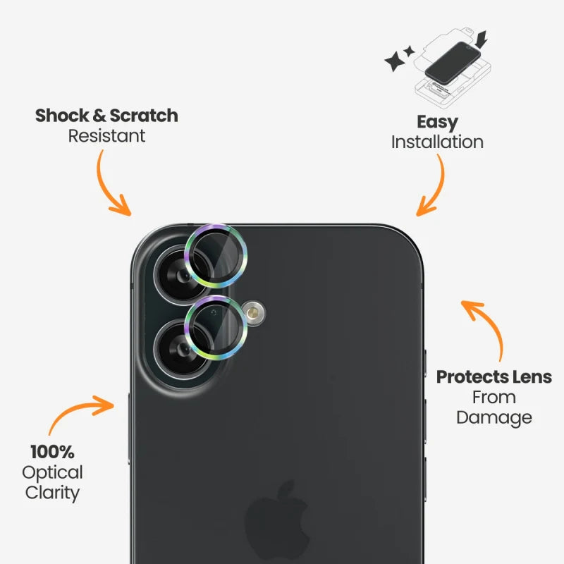 EFM Camera Lens Armour For iPhone 16 / 16 Plus