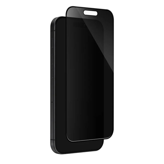 EFM Privacy Glass Screen Armour For iPhone 16 Pro - Black Transparent