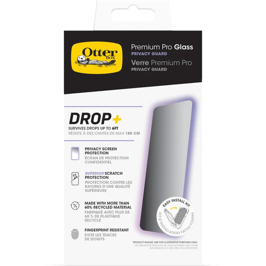 OtterBox Premium Pro Glass Privacy Screen Protector For iPhone 15 / 16 - Clear