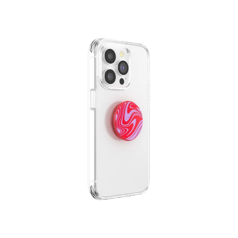 PopSockets Universal PopGrip Ink Swirl Kiss Me Pink