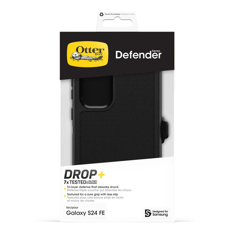 OtterBox Defender Case For Samsung Galaxy S24FE - Black