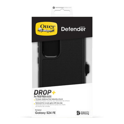 OtterBox Defender Case For Samsung Galaxy S24FE - Black
