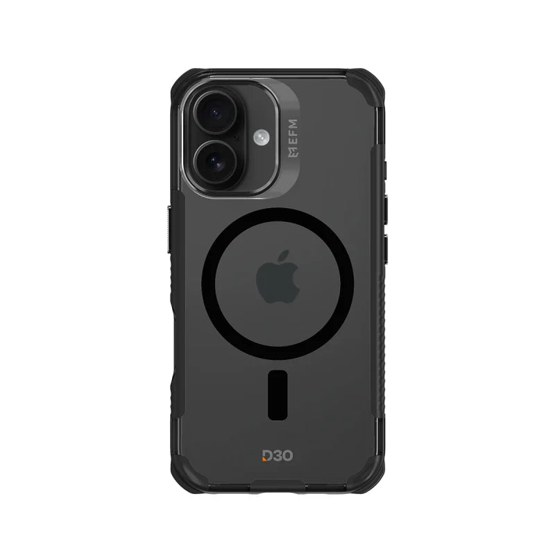EFM Cayman Case with D3O Bio For iPhone 16 - Carbon