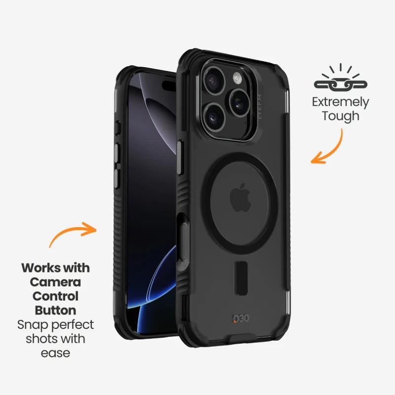 EFM Cayman Case with D3O Bio For iPhone 16 Pro Max - Carbon