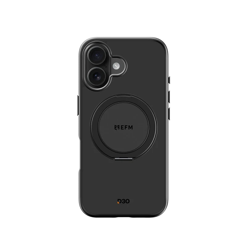 EFM Alta Case with D3O Bio For iPhone 16 - Black