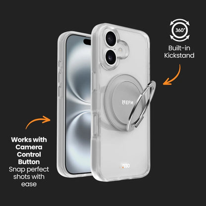 EFM Alta Case with D3O Bio For iPhone 16 - Clear
