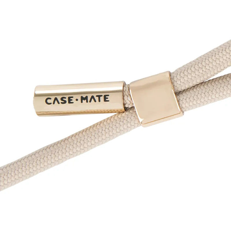 Case-Mate Phone Crossbody Taupe Rope - Dark Brown/Light Snake