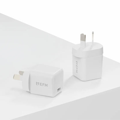 EFM ECO 20W GaN Wall Charger Twin Pack With Power Delivery and PPS