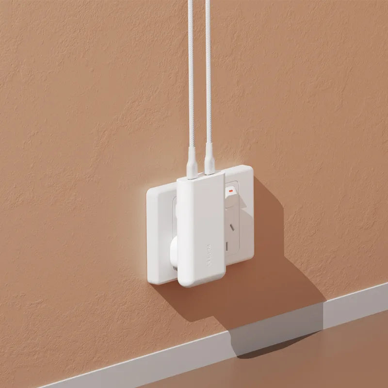 EFM 65W SlimLine Wall Charger With GaN, Power Delivery and PPS
