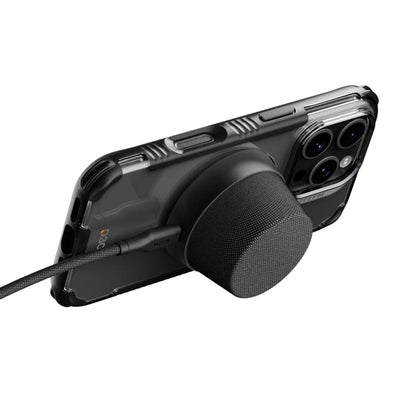 EFM Cloudbreak Mag Pro Bluetooth Speaker With MagSafe Compatibility and 10W Wireless Charging - Charcoal