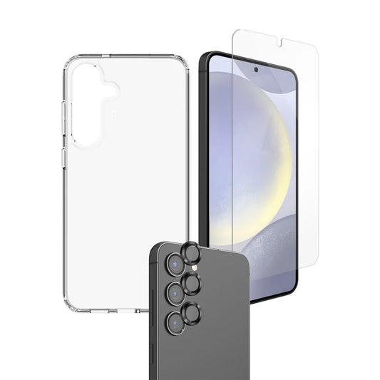 EFM 3-in-1 Case Screen & Camera Lens Armour Bundle For Samsung Galaxy S25