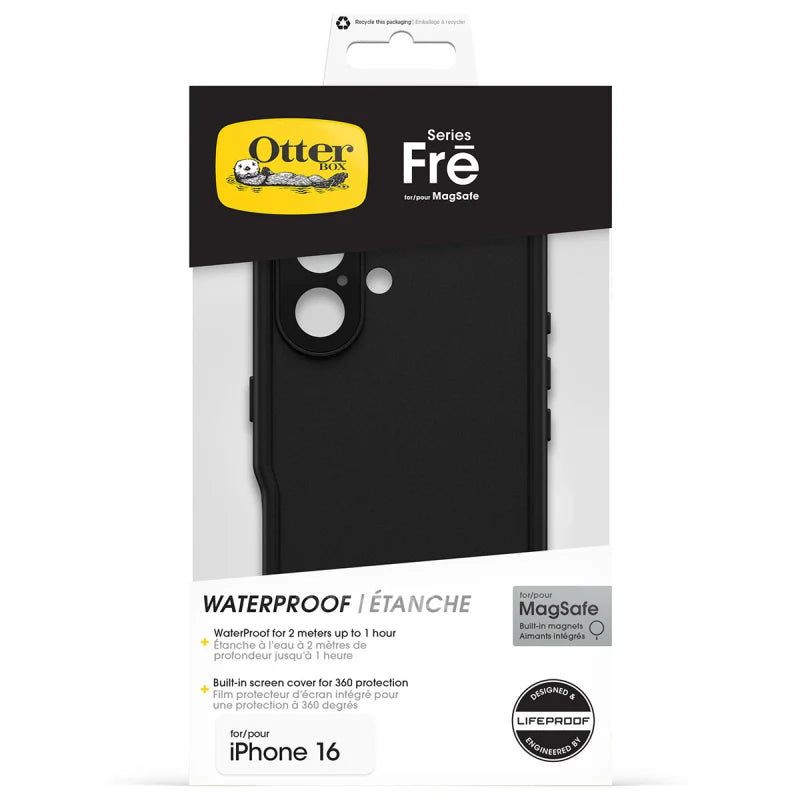 OtterBox Fre MagSafe Case For iPhone 16 - Black