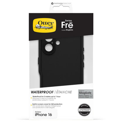 OtterBox Fre MagSafe Case For iPhone 16 - Black