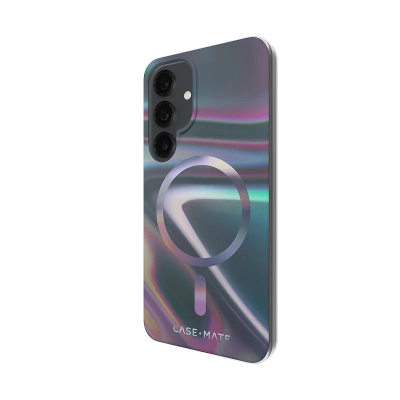 Case-Mate Soap Bubble Case For Samsung Galaxy S25 - Iridescent w/ Magnet - Iridescent