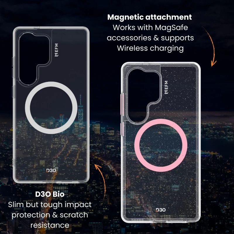 EFM Aspen Case with D3O BIO For Samsung Galaxy S25 Ultra - Clear