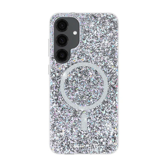 Case-Mate Twinkle Case For Samsung Galaxy S25+ - Disco w/ Magnet - Silver / Clear