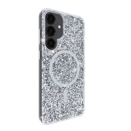 Case-Mate Twinkle Case For Samsung Galaxy S25+ - Disco w/ Magnet - Silver / Clear