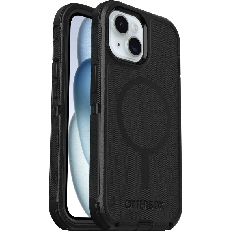 OtterBox Defender MagSafe Case For iPhone 16e/15/14/13 - Black