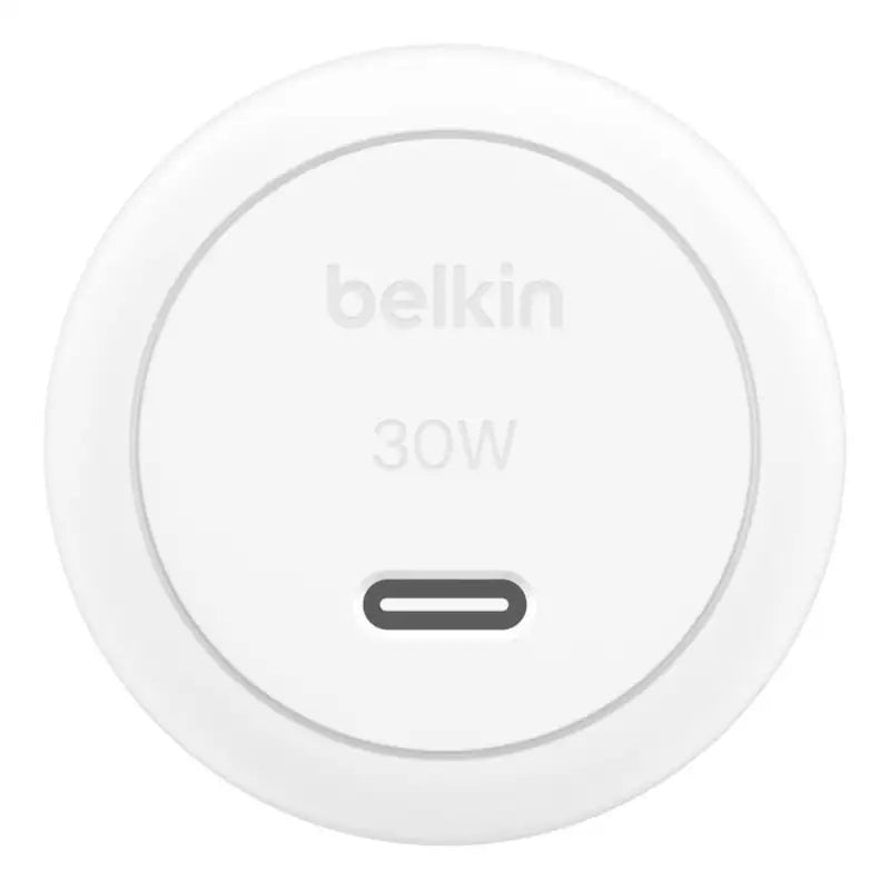 Belkin BoostCharge Compact USB-C Wall Charger 30W With USB-C to Lightning Cable