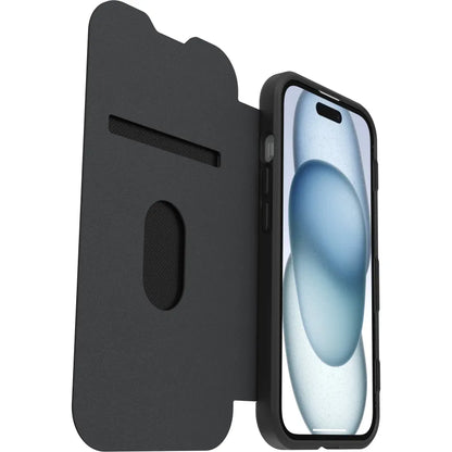 OtterBox React Folio MagSafe Case For iPhone 16e/15/14/13 - Black Crystal