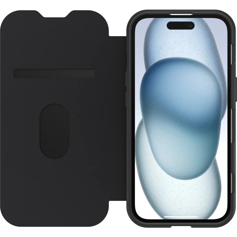 OtterBox React Folio MagSafe Case For iPhone 16e/15/14/13 - Black Crystal
