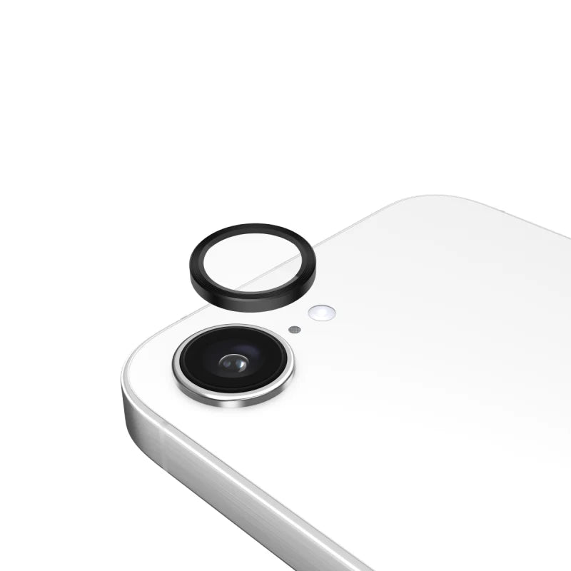 Case-Mate Aluminium Ring Lens Protector For iPhone 16e/15/14/13 - Black