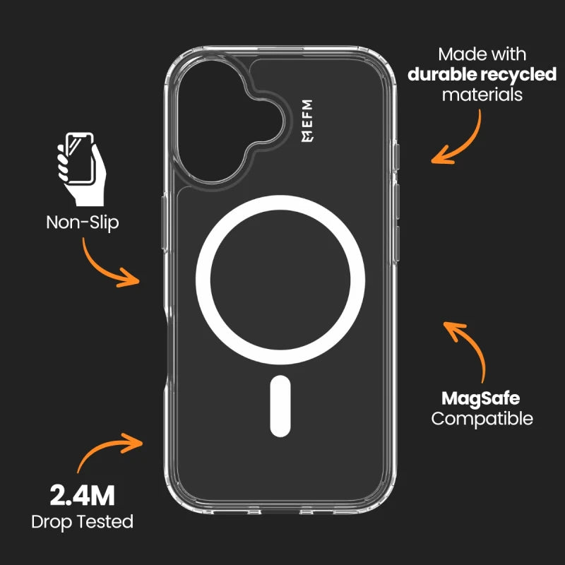 EFM Zurich Case For iPhone 16 - Clear