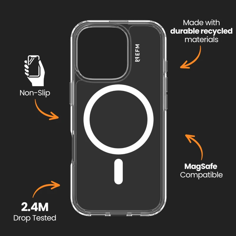 EFM Zurich Case For iPhone 16 Pro - Clear