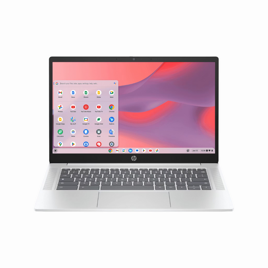 HP 14" HD Chromebook (Intel N100)[64GB] 14A-Nf0007tu Intel N100 64GB Silver