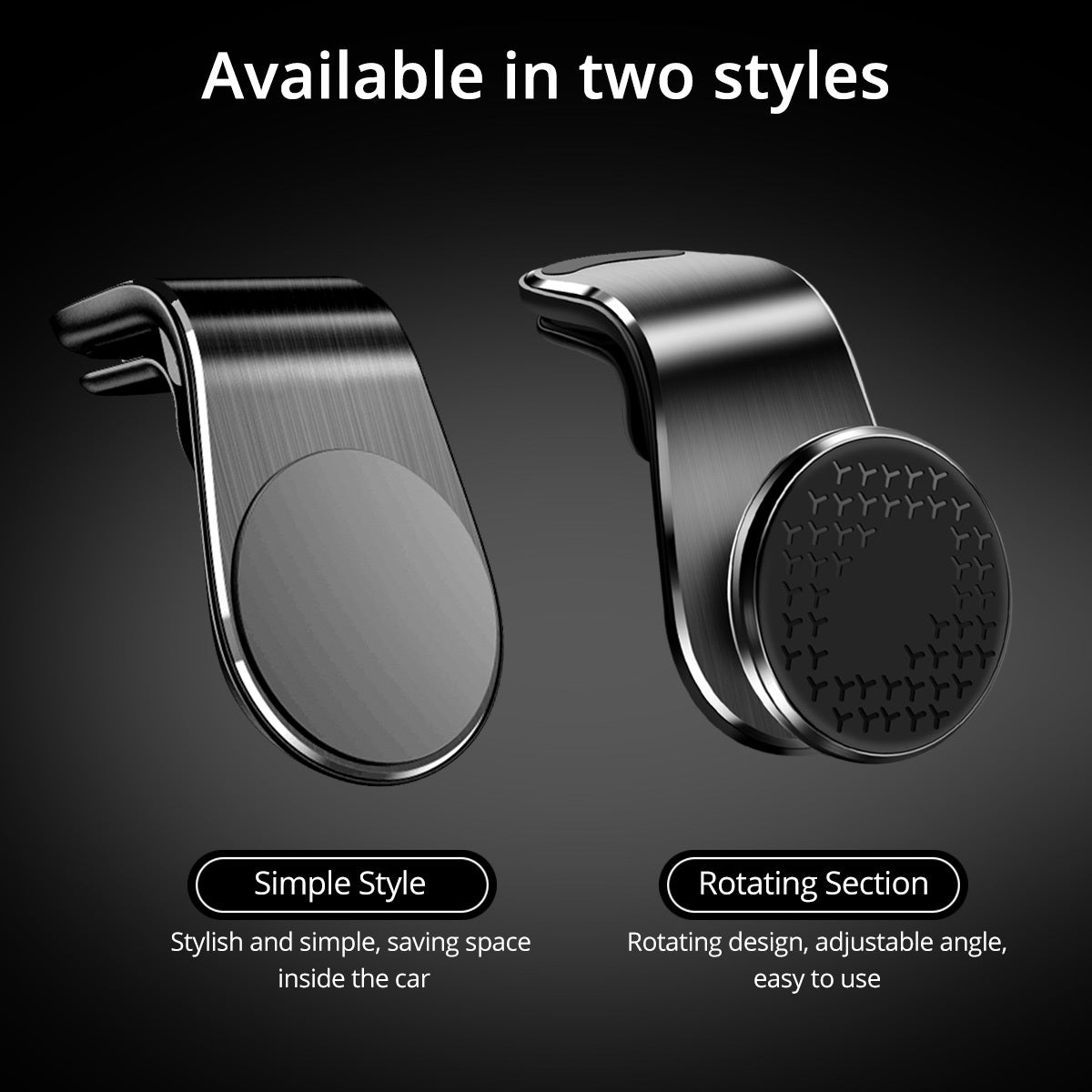 Magnetic Car Phone Holder Air Vent 360° Mount 