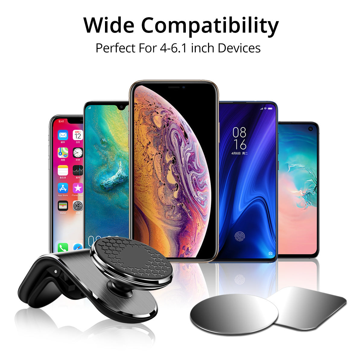 Magnetic Car Phone Holder Air Vent 360° Mount 