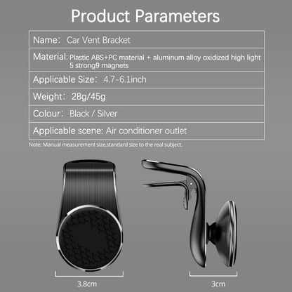 Magnetic Car Phone Holder Air Vent 360° Mount 