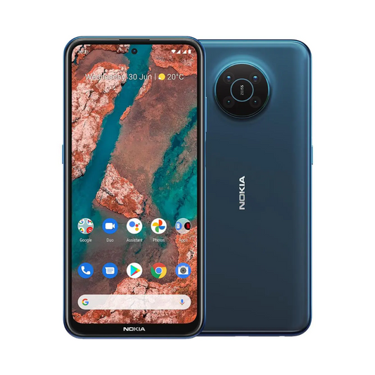 Nokia X20 5G Dual Sim 128GB 6.67″ Screen Blue and Sand (NFC Enabled)