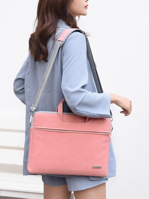 PU Leather Laptop Bag Briefcase for Women & Men