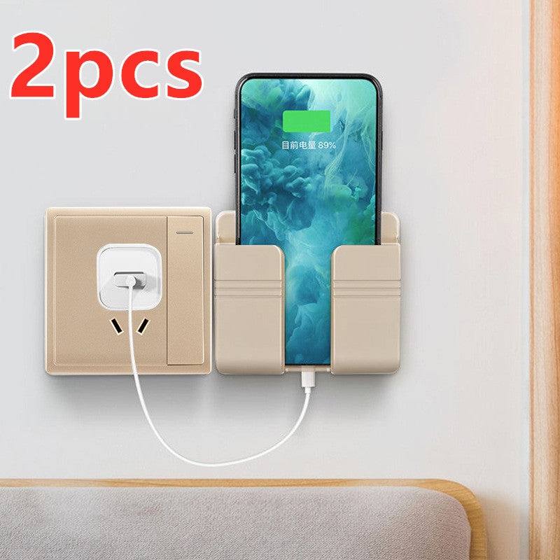 Punch-Free Wall Phone Charging Rack