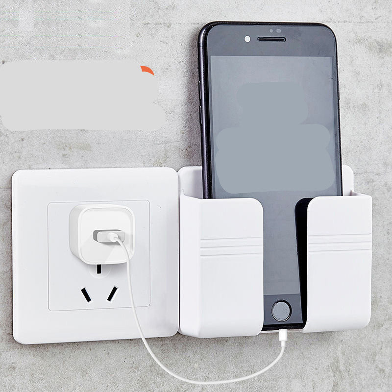 Punch-Free Wall Phone Charging Rack