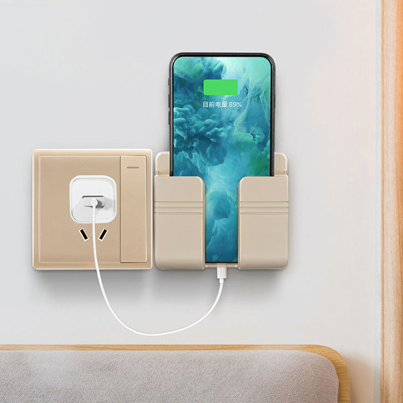Punch-Free Wall Phone Charging Rack