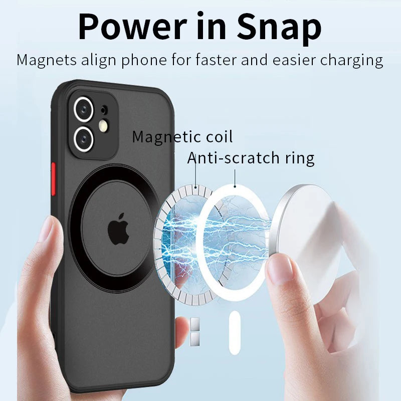 Luxury Magsafe Matte iPhone Case