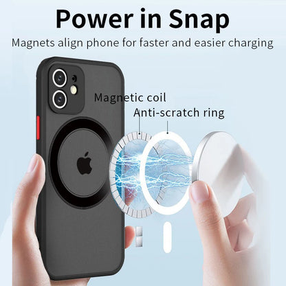 Luxury Magsafe Matte iPhone Case