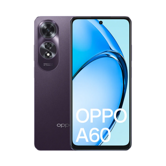 Oppo A60 4G Dual Sim 256GB 6.67″ Screen Midnight Purple – NFC