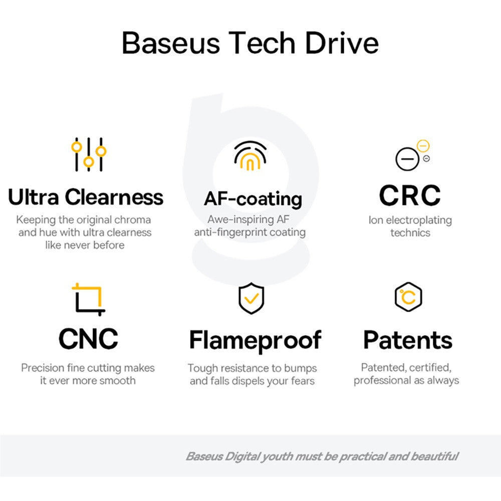 Baseus Diamond Series Full-Coverage Tempered Glass Screen Protector