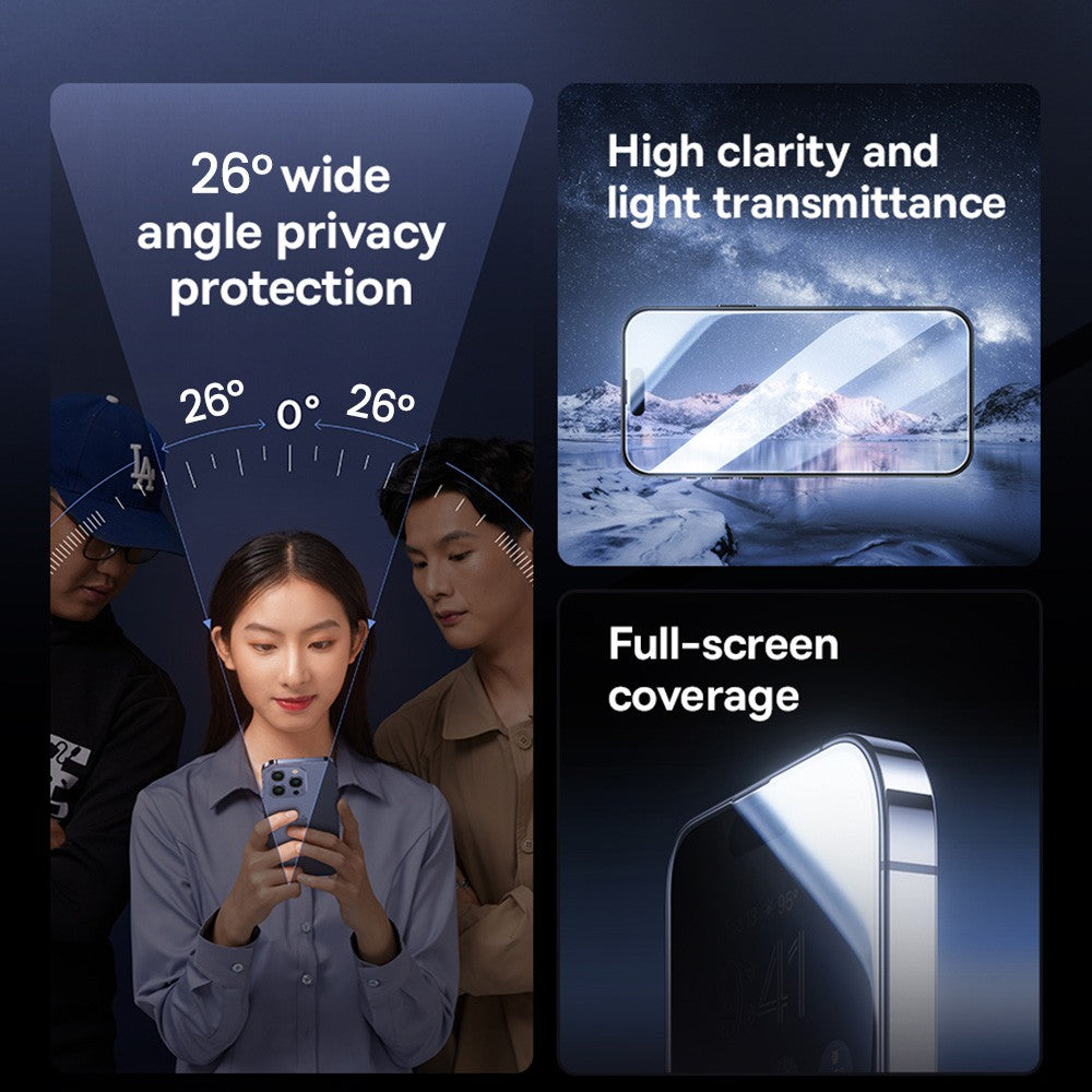 Baseus Diamond Series Full-Coverage Tempered Glass Screen Protector